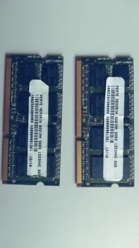 2 Pentes Memória RAM de notebook DDR 3 2G