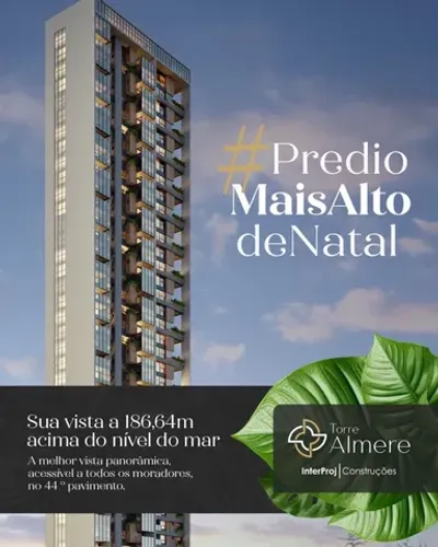 Torre Almere no Alto da Candelaria - Luxo e Comodidade a preço de custo!