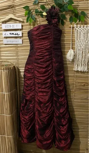 Vestido longo de festa 