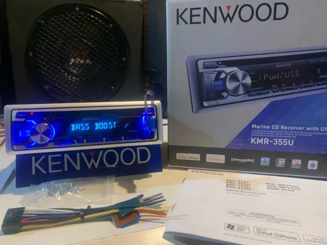 CD Player Marine Kenwood Náutico Novo na Caixa Raridade 2012