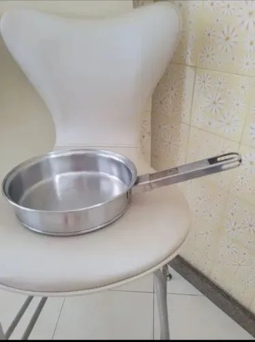 Frigideira de inox fundo triplo tramontina solar