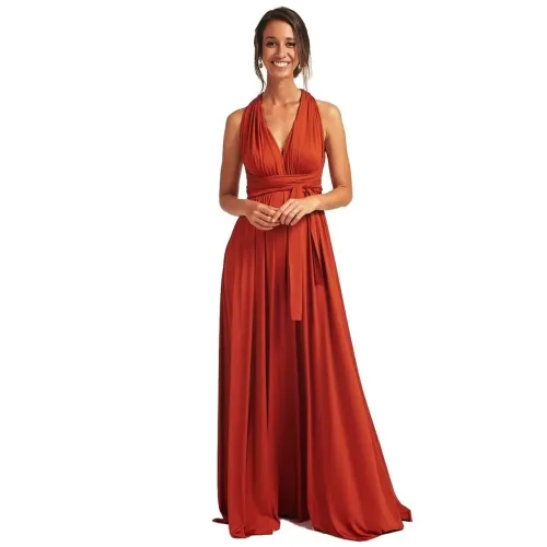 Vestido Multiformas Terracota 