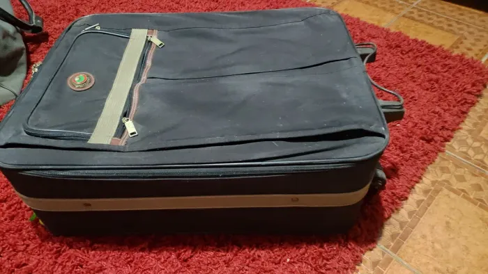 Mala de viagem de rodinhas duplas reforçada grande gigante