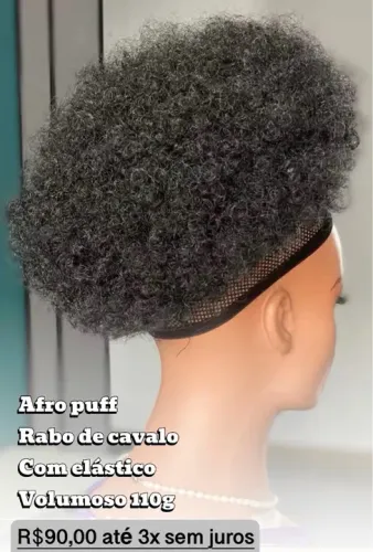 Afro puff grande 110g