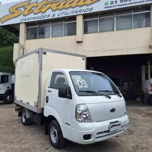 Kia Uk2500 Hd Sc Ano 2009 Equipado Com Baú Frigorifico