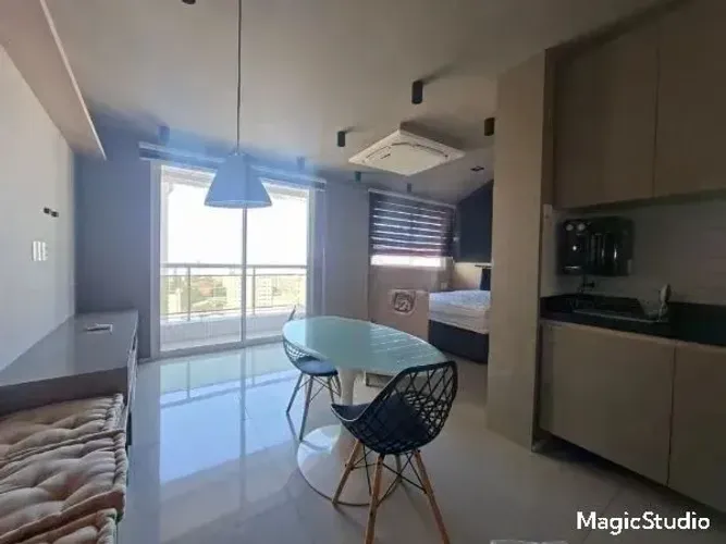 Apto 01 quarto mobiliado no condominio One Millenium no Cocó ar condicionado 01 wc 01 vaga