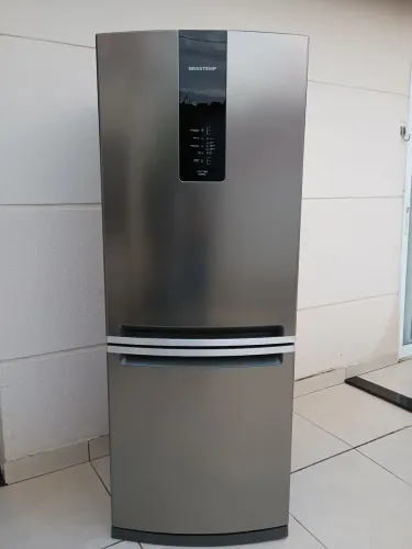 Geladeira Brastemp Inverse Inox Frost Free 