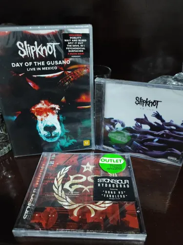 CDs e DVD Slipknot - Stones our Novos Lacrados! PROMOÇÃO!!