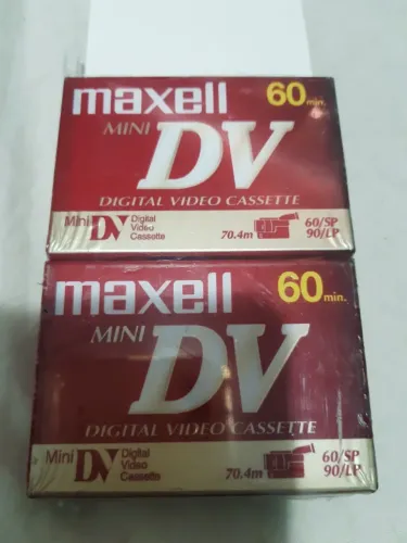 Fitas MiniDV lacradas