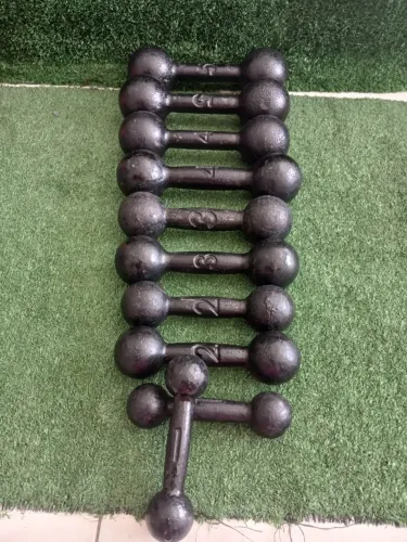 Jogo Halteres pintados de 1kg até 5kg pronta entrega