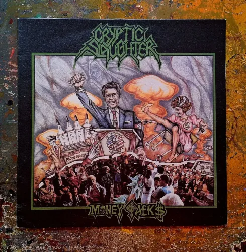 Cryptic Slaughter - Lp Picture Money Talks, clássico Raro, edição de 2005-Ratos de Porão