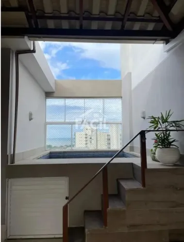 LOCAÇÃO - COBERTURA MOBILIADA COM VISTA PARA O MAR  JD CAMBURI