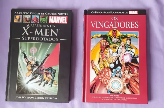 Kit com 2 Marvel: X-Men Superdotados e Os Vingadores - São 2 HQ por R$100,00