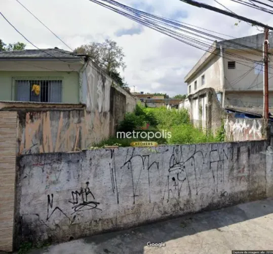 Terreno para alugar, 250 m² por R$ 2.841,01/mês - Cerâmica - São Caetano do Sul/SP