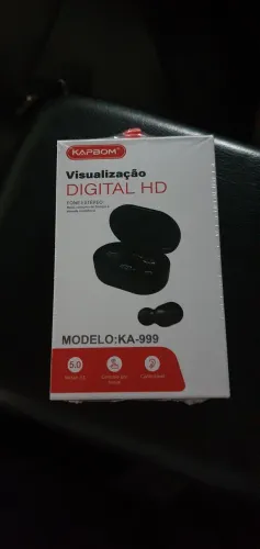 Fone de ouvido estéreo Digital HD KA-999