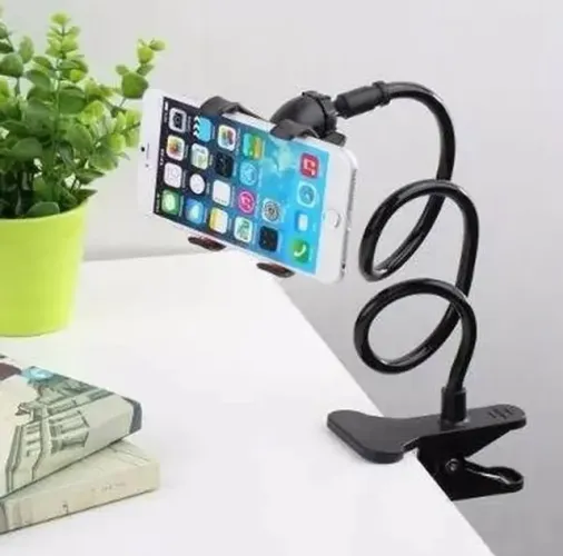 Suporte Celular Flexível Mesa Cama Universal Haste Artículável