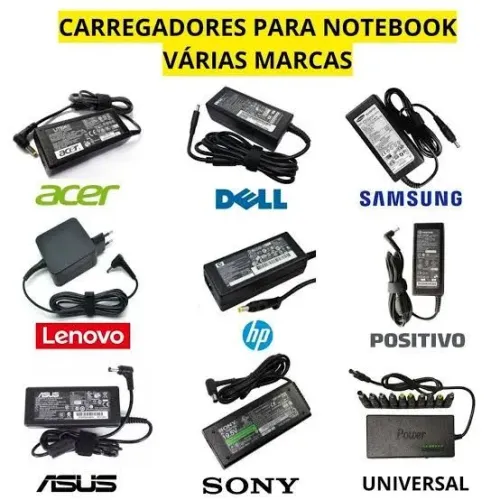 Carregadores para Notebook - Diversas Marcas