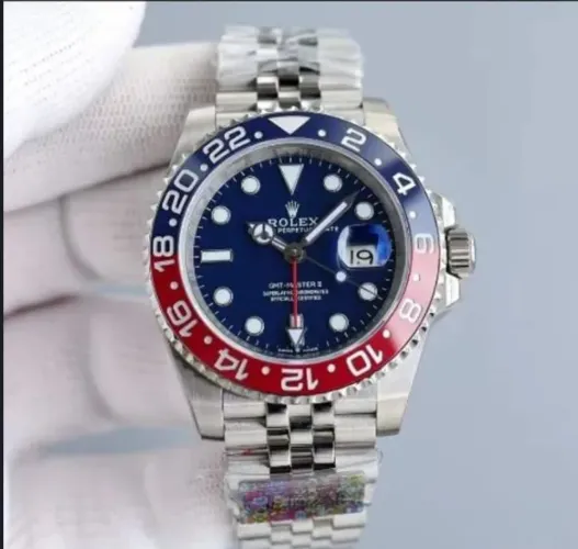 Relógio Rolex GMT-Master II Pepsi Platinum 