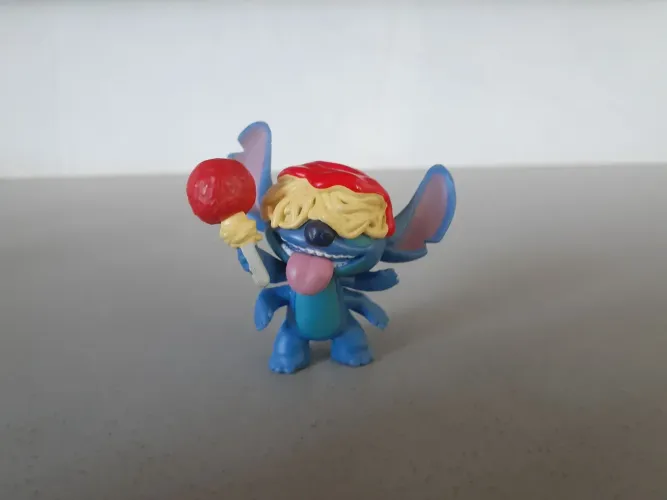 Mini Figura Stitch 5 cm Colecionável Surpresa Comidinha Série 2