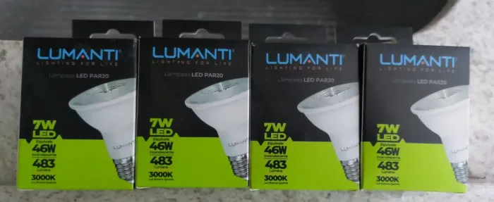 Kit 20 lâmpadas led par 20, branco neutro 4000k bivolt