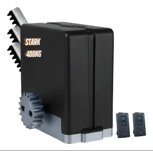 Motor para Portão Deslizante 400kg 1/4 - PPA - 02 controles, 02 cremalheiras