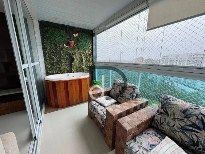 Cobertura com 3 dormitórios para alugar, 130 m² por R$ 15.500/mês - Riviera de São Lourenç