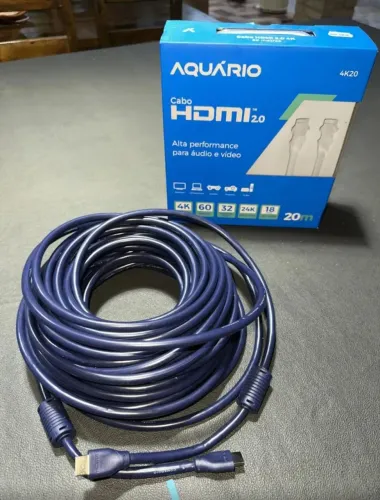 Cabo HDMI 20 M ( alta performance 2.0 ) dinheiro ou Pix 