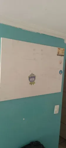 Quadro de aço para recados com imã 