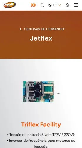 Central de comando PPA triflex facility