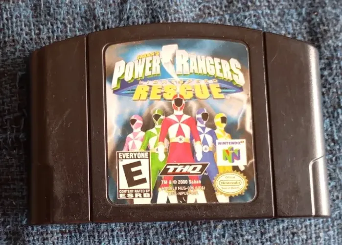 Cartucho Nintendo 64 Power Rangers Lightspeed Rescue Original