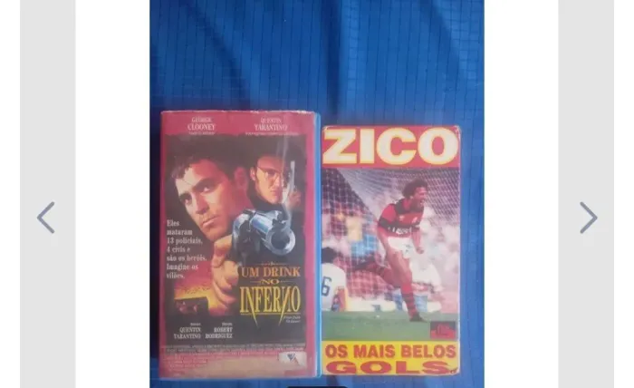 Vhs Um drink no inferno - Os mais belos gols de Zico