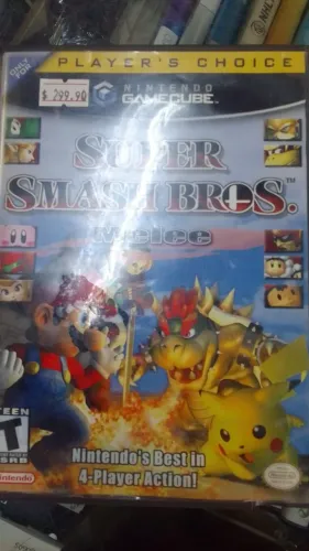 super smash bros game cube e mario super sluggers wii