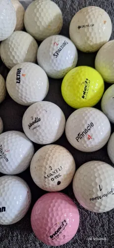 Kit de Bolas de Golfe Usadas - Diversas Marcas