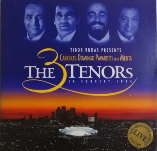 LP - Disco de Vinil - The 3 Tenors - in Concert - 1994-(LP Duplo)