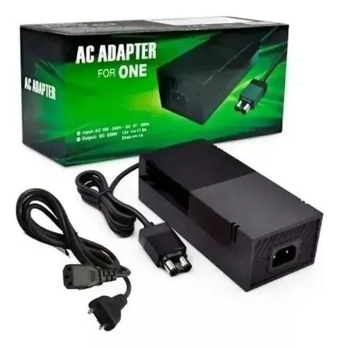 Fonte para Xbox One Slim , com 2 Pinos, loja em Rio Preto.