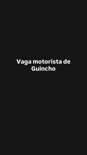 Motorista de Guincho com Experiência 