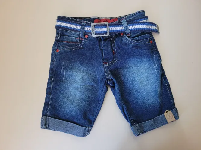 Bermuda jeans infantil 