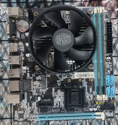 Kit placa-mãe processador e memória