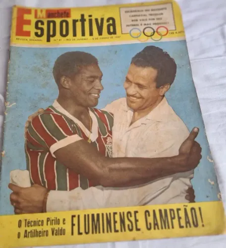 Manchete Esportiva Fluminense Campeão Rio S. Paulo 1957