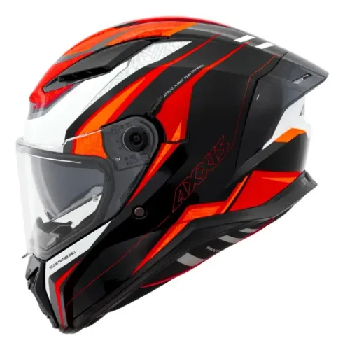 Capacete Axxis Panther Sv Thorn B5 Red Com Oculos Solar 64 XXL