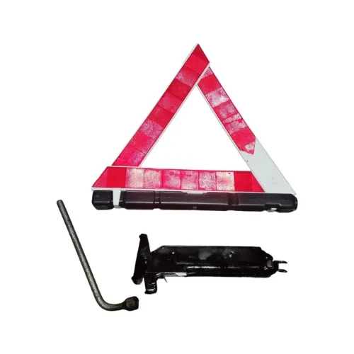 Kit Macaco Carro Chave De Roda Cruz Triangulo Universal 