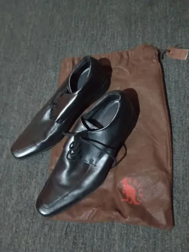Sapato Side Walk couro preto n 40