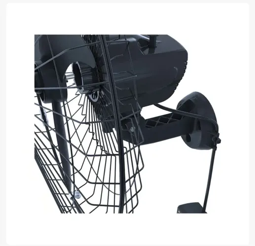 Ventilador de parede preto motor 147w novo 127v
