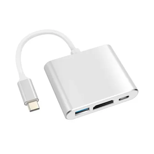 Adaptador Conversor MXT Tipo C P/ HDMI - USB 3.0 - AC3057