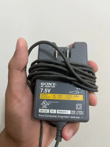 Fonte Adaptador AC Sony 7.5V - Original! Nunca usada