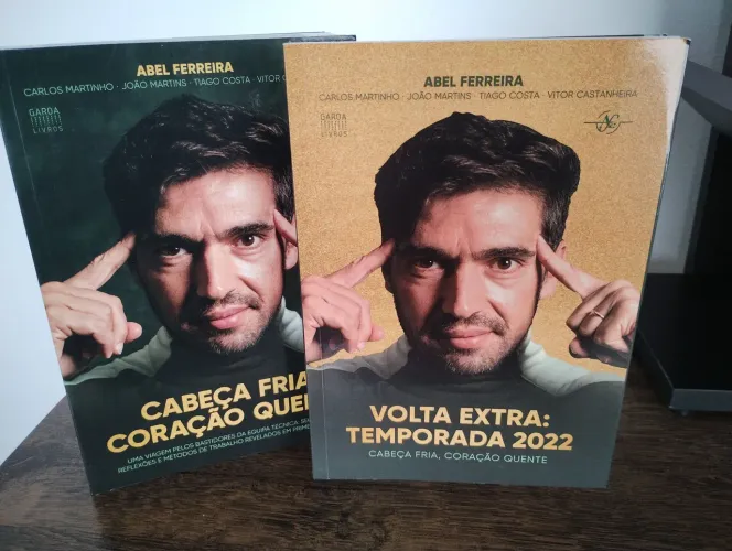 Livros Abel Ferreira - Cabeça Fria, Coração Quente + Volta Extra