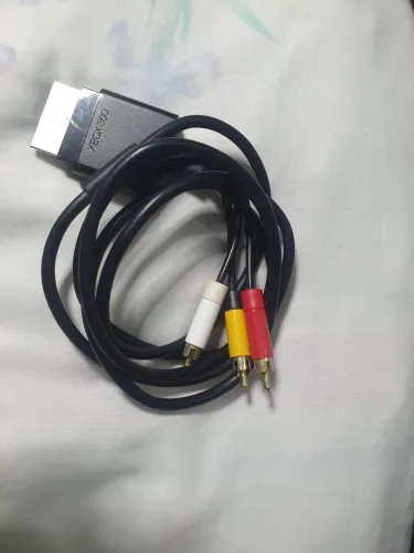 Cabo áudio e vídeo para Xbox 360 fat e slim