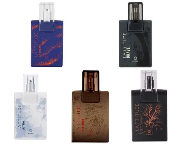 Perfume Latitude - Coleção Completa 5 unidades 
