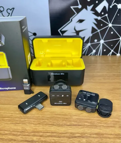 ? MICROFONE DE LAPELA SEM FIO FIFAR 100M - GRAVE COM QUALIDADE PROFISSIONAL, ONDE ESTIVER