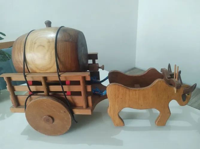 Touro p bebida decorativo